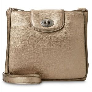 NWT Fossil marlow crossbody metallic gold